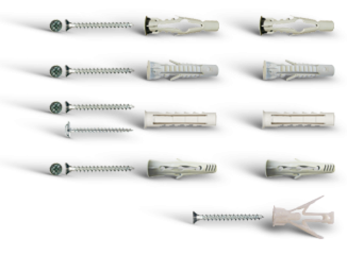 F Bossong anchors for hollow Materials